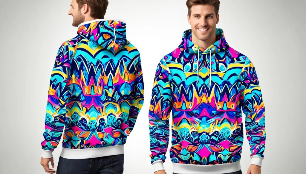 All-over print hoodies printing methods