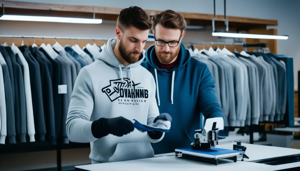 Custom hoodie printing process Custom hoodie printing process