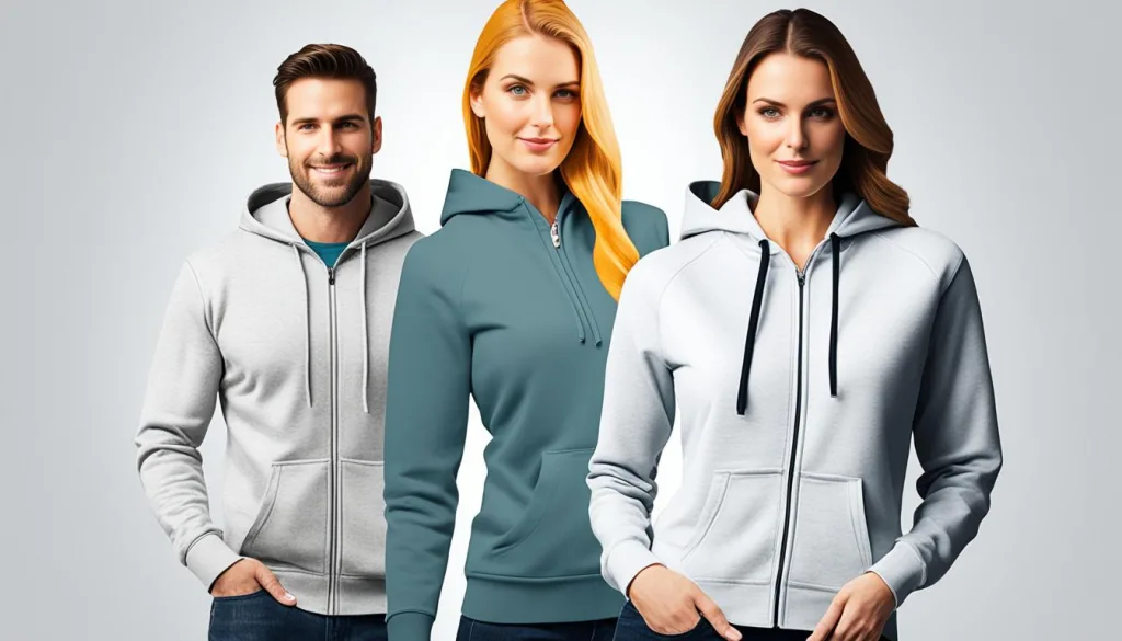 best blank zip up hoodies