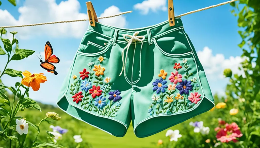 embroidered shorts embroidered shorts