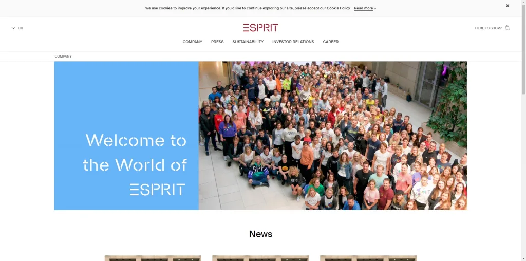 Best 10 clothing manufacturers in germany. 4 esprit holdings limited