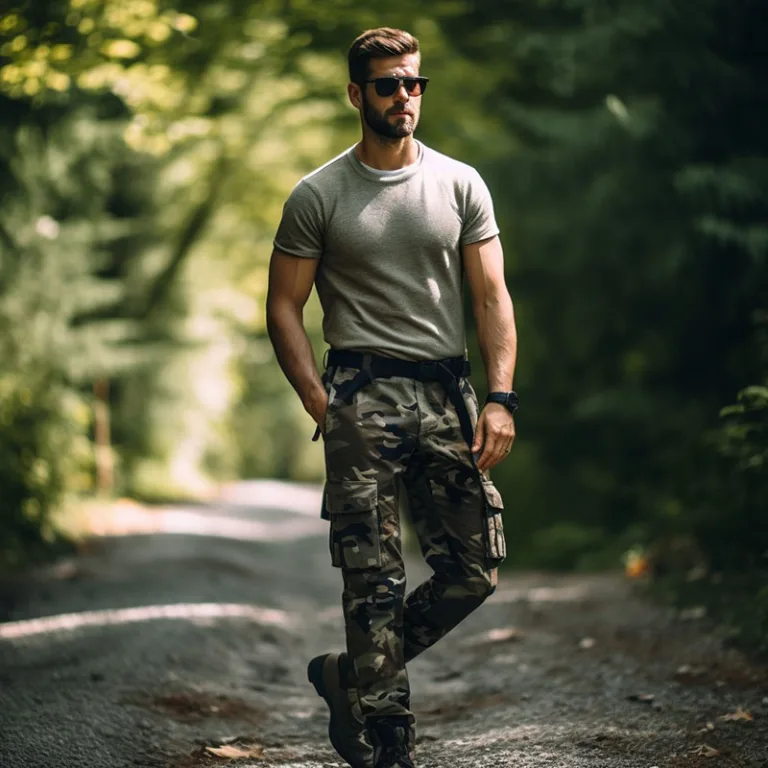 green camo cargo pants a