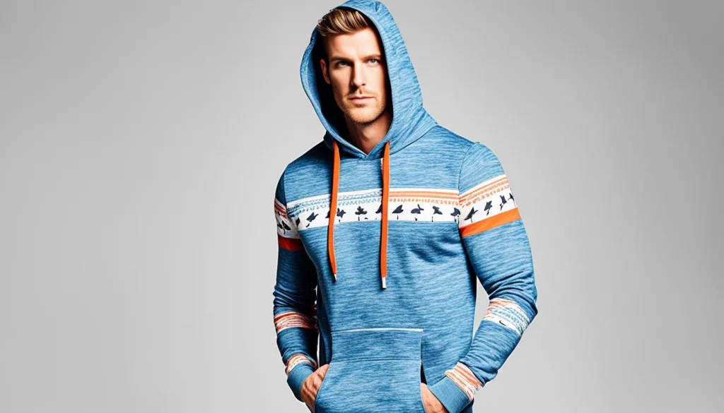 Innovative design in domestic hoodies Innovative design in domestic hoodies