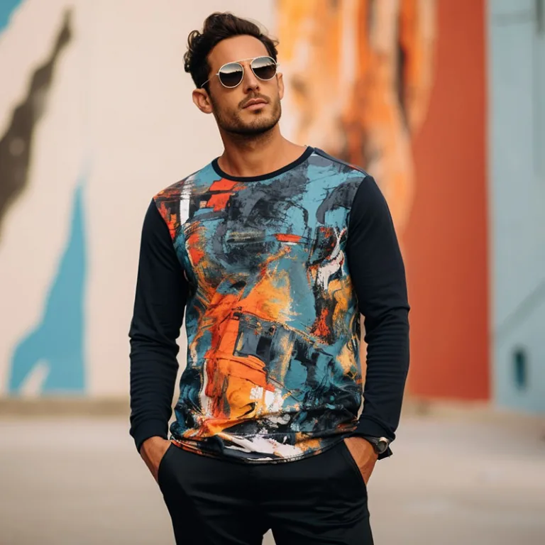 men’s long sleeve t shirts d