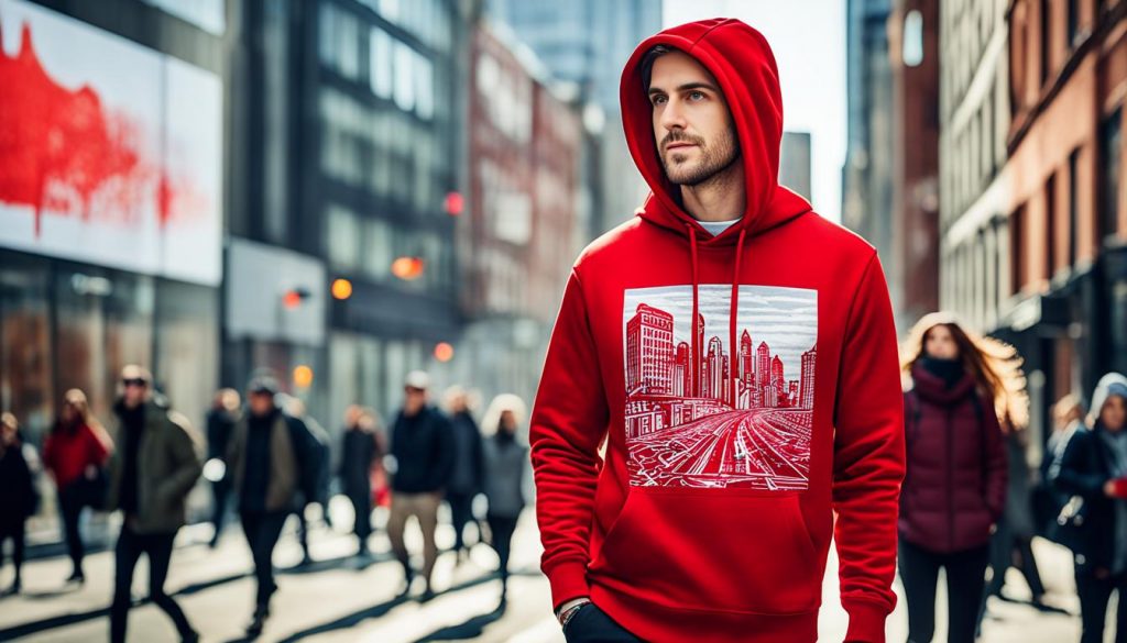 red graphic hoodie red graphic hoodie