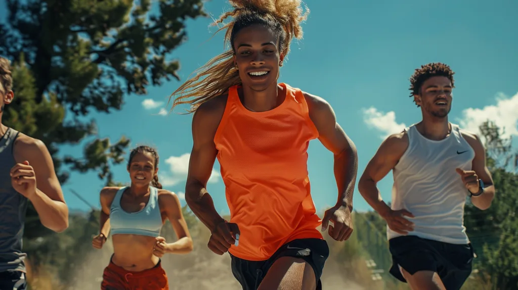 15 Stylish Types of Shorts You Must Know in 2025 2 men and women wearing different athletic shorts during outdoor training