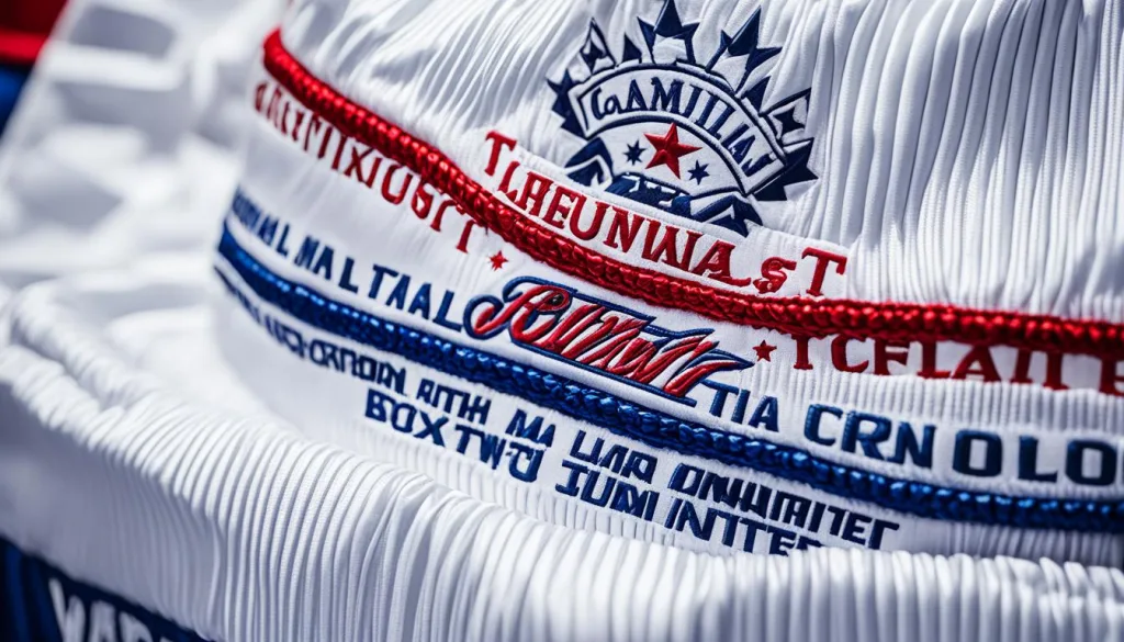 custom embroidery boxing shorts