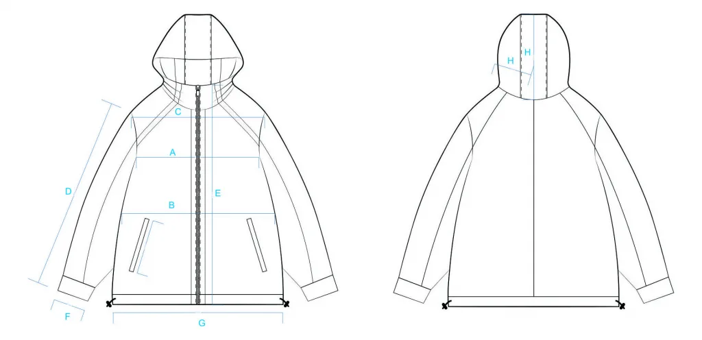How to measure hoodie size correctly 1 Array