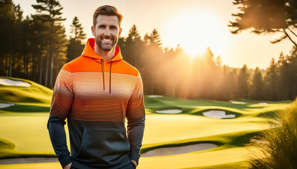 mens golf hoodie