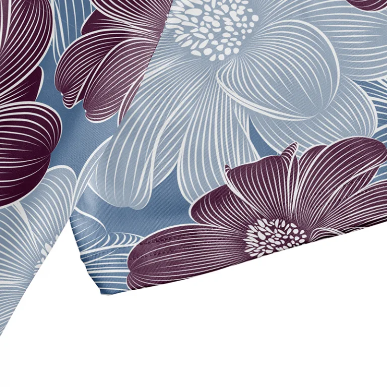 Close-up of floral fabric pattern.