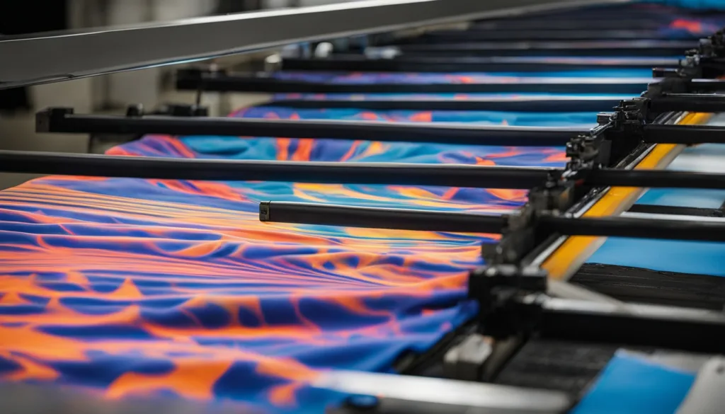 Screen print polo apparel curing process Screen print polo apparel curing process