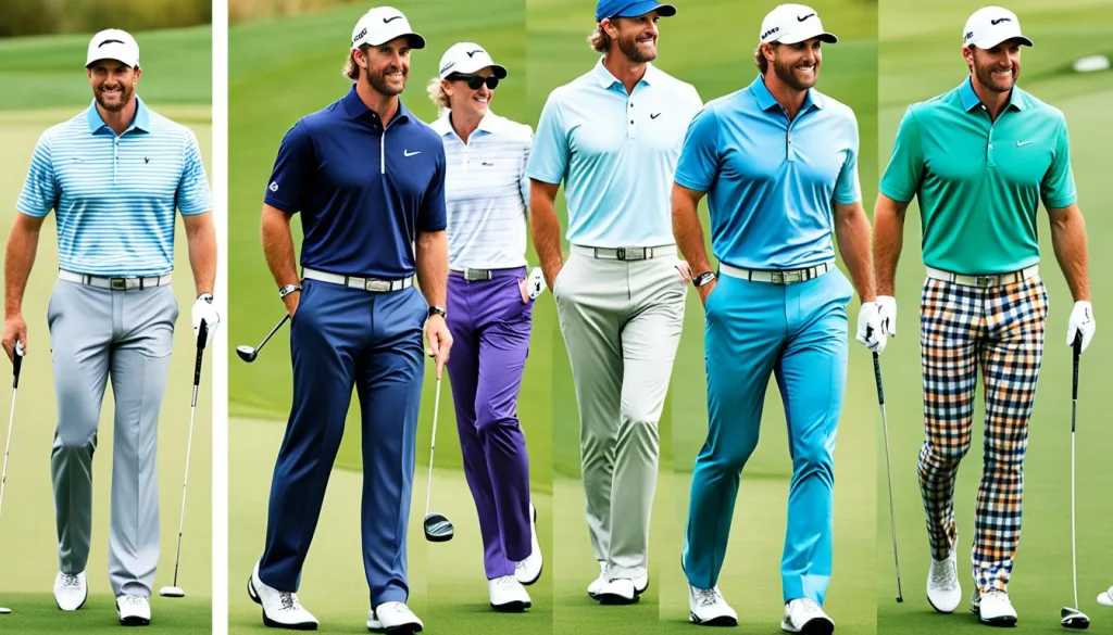 seasonal golf trousers