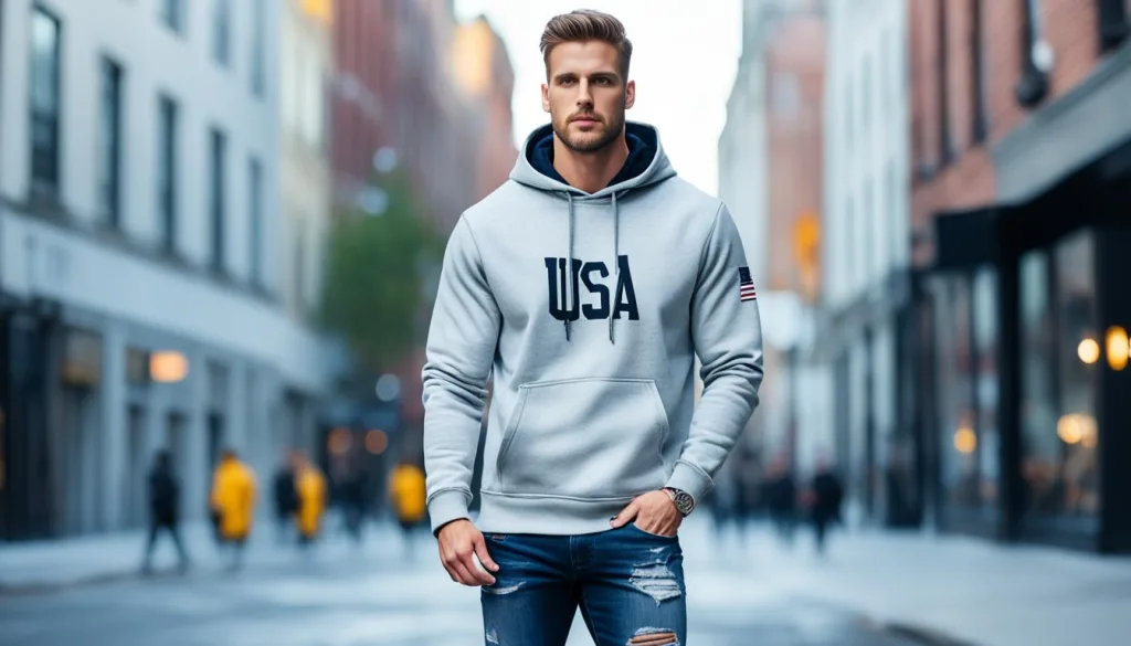Styling USA-made hoodies Styling USA-made hoodies