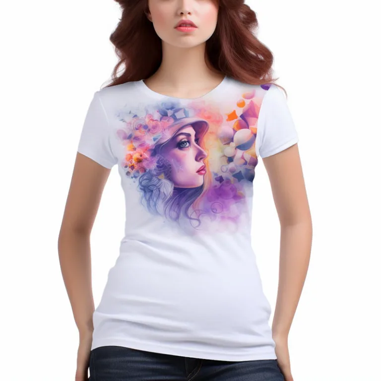 95 cotton 5 spandex t shirts for women d