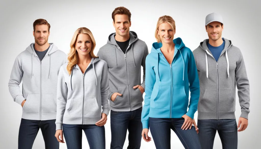 Unisex hoodies in various colors Unisex hoodies in various colors