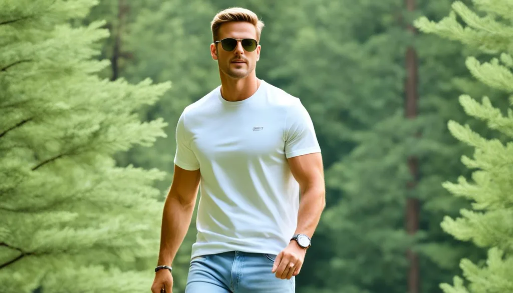 Casual crew neck t-shirt outfit Casual crew neck t-shirt outfit