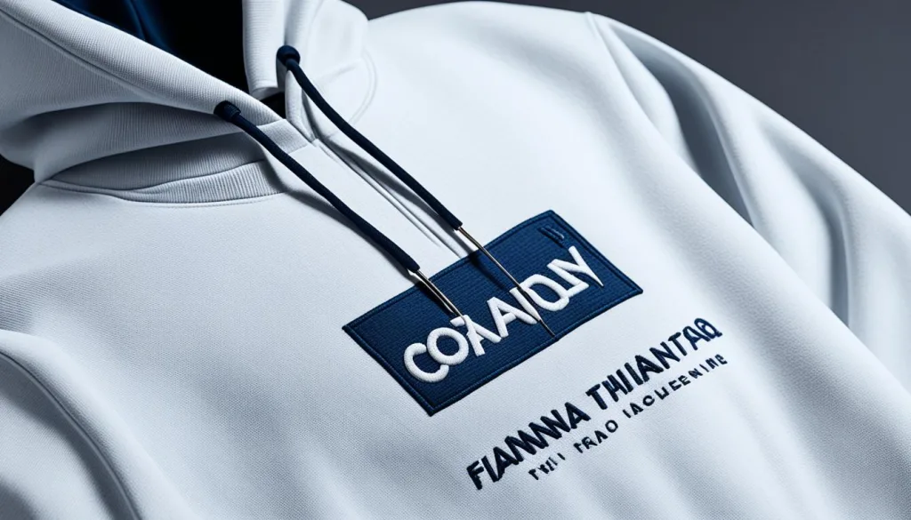 is embroidery good for hoodies