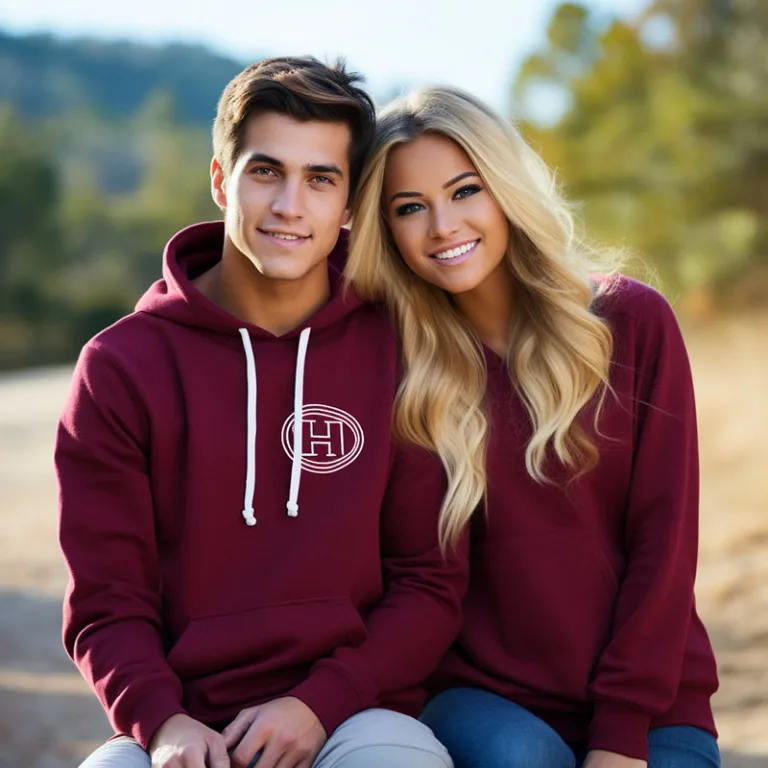 logos and monograms embroidered hoodie a