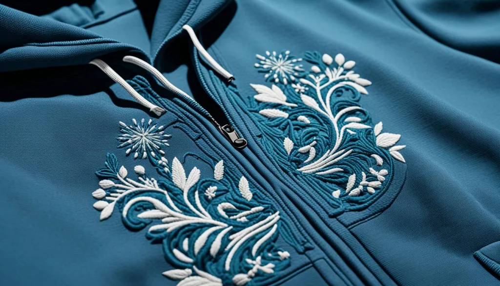 Premium hoodie with high-quality embroidery