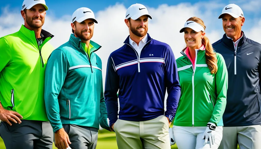 Tournament golf gear for various weather conditions Tournament golf gear for various weather conditions