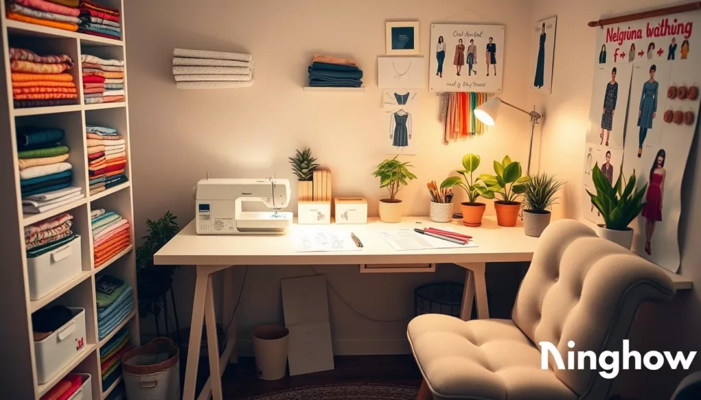 How to Start a Small Clothing Business from Home 5 home-based business workspace