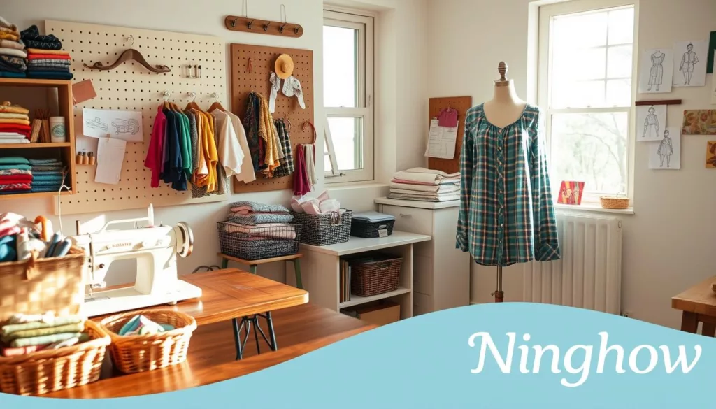 home workspace for small apparel businesses