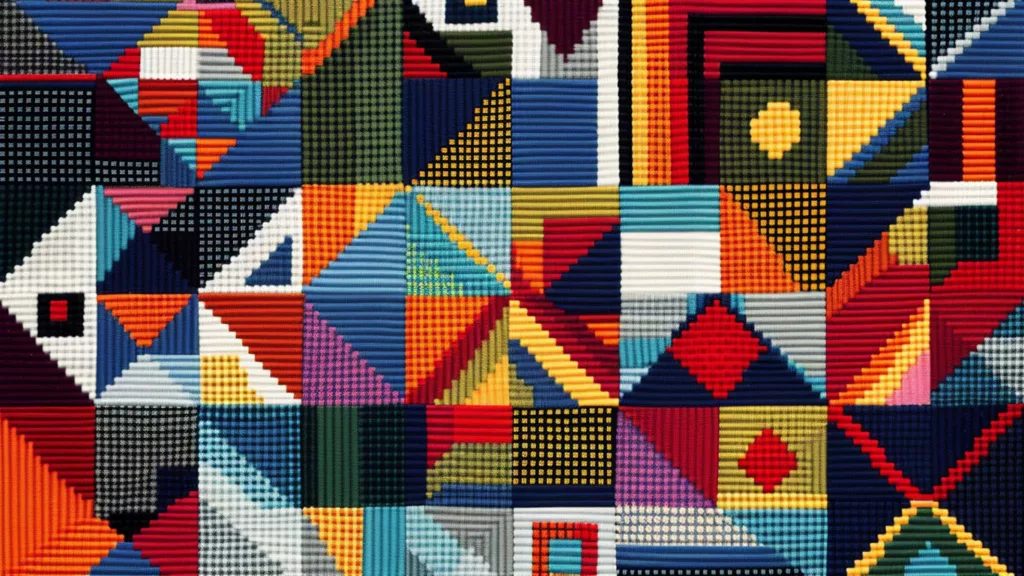 The Comprehensive Guide to Types of Embroidery for Fashion Designers 4 Needlepoint Section c