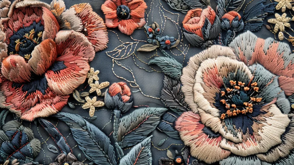 The Comprehensive Guide to Types of Embroidery for Fashion Designers 3 Stumpwork Section b