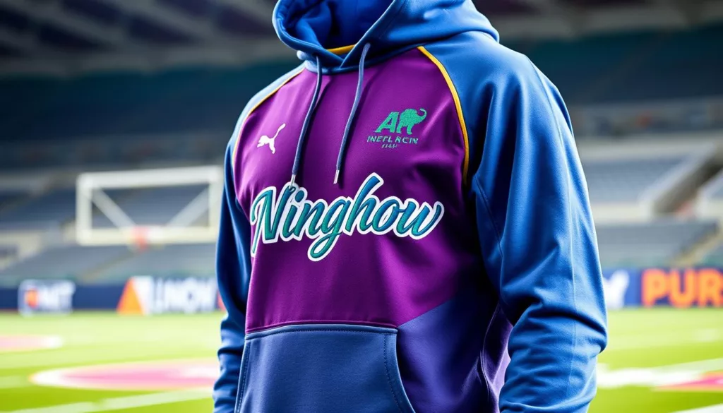 Custom Embroidered Hoodies for Sports Teams 2 The sports team used a custom embroidered hoodie