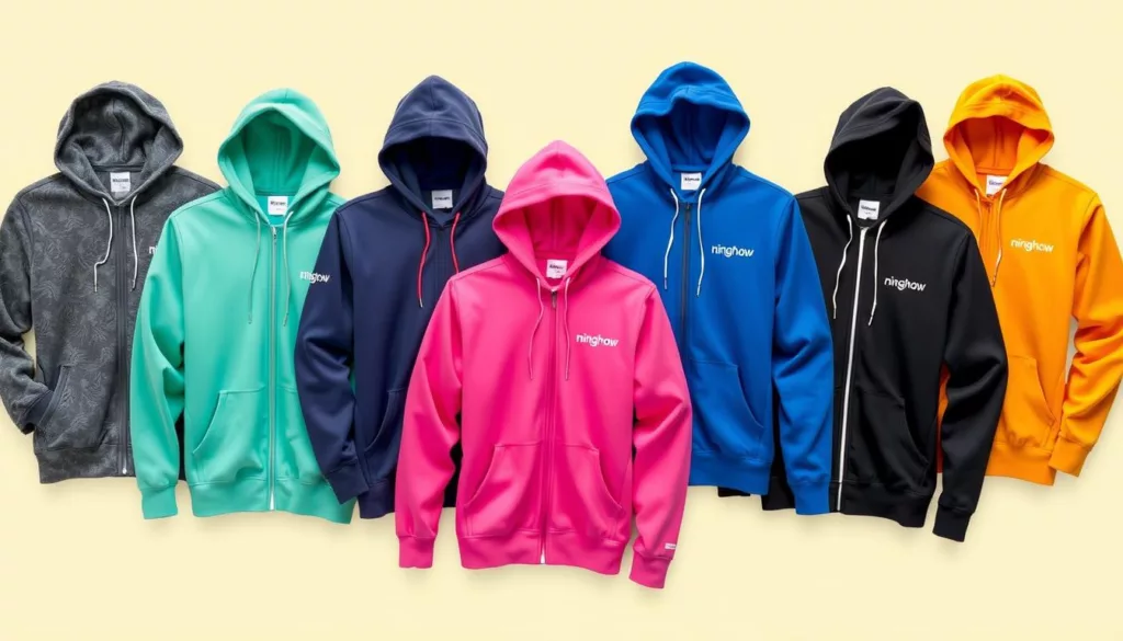 Variety of Bulk Zippered Hoodies Variety of Bulk Zippered Hoodies