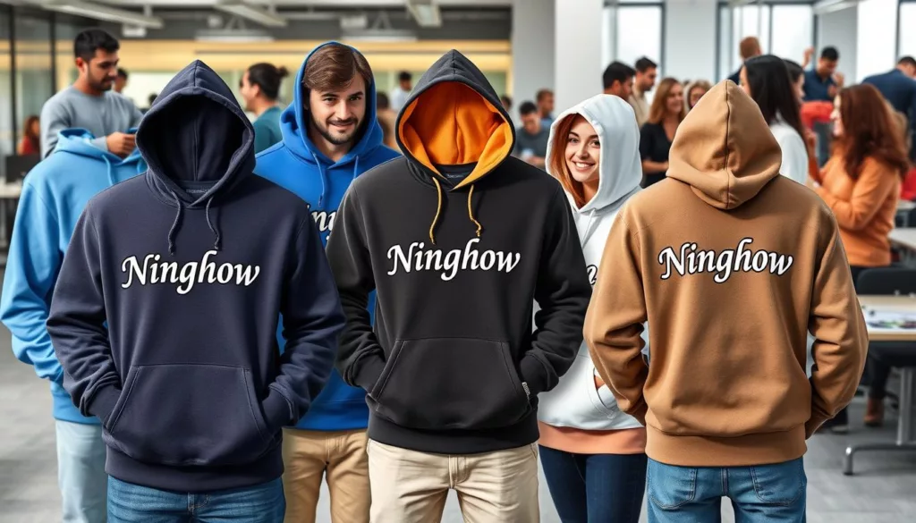benefits of customized apparel Embroidered Company Team Hoodies