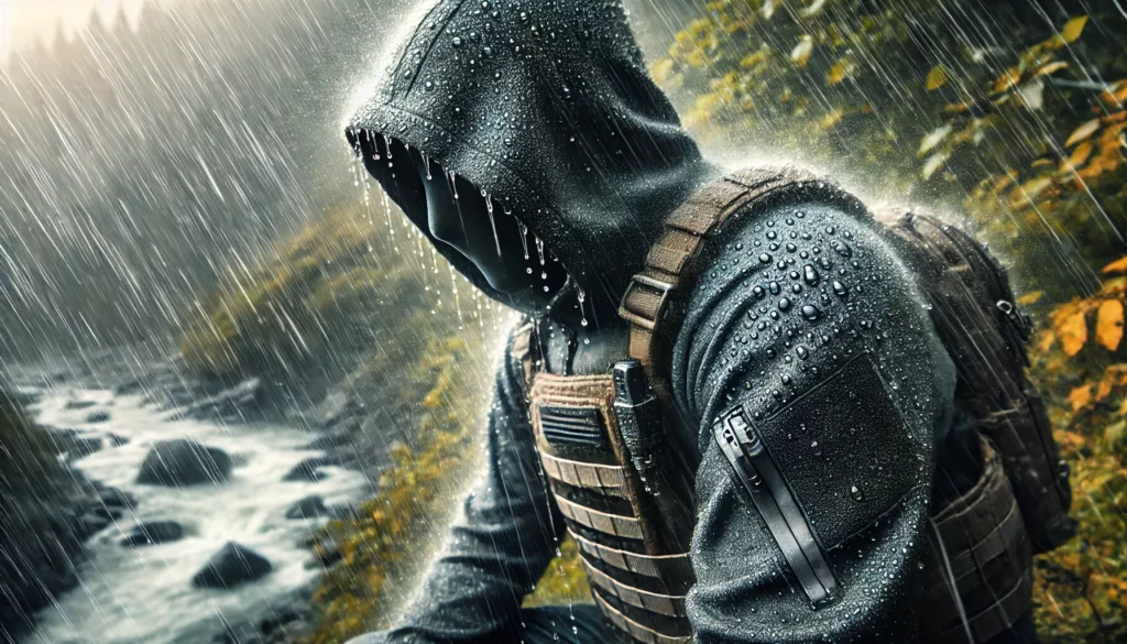 Tactical Hoodies: The Ultimate Guide for Durability and Performance 4 tactical hoodie Weather Resistance in Action