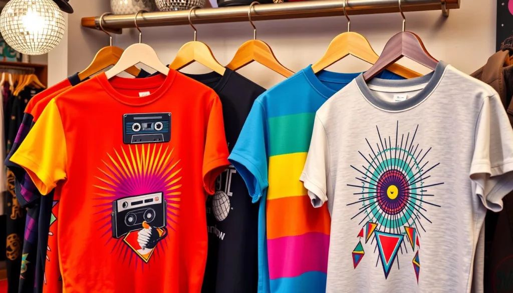 Retro 80s and 90s Style Vintage Graphic T Shirts 1 80s and 90s style vintage graphic T shirts