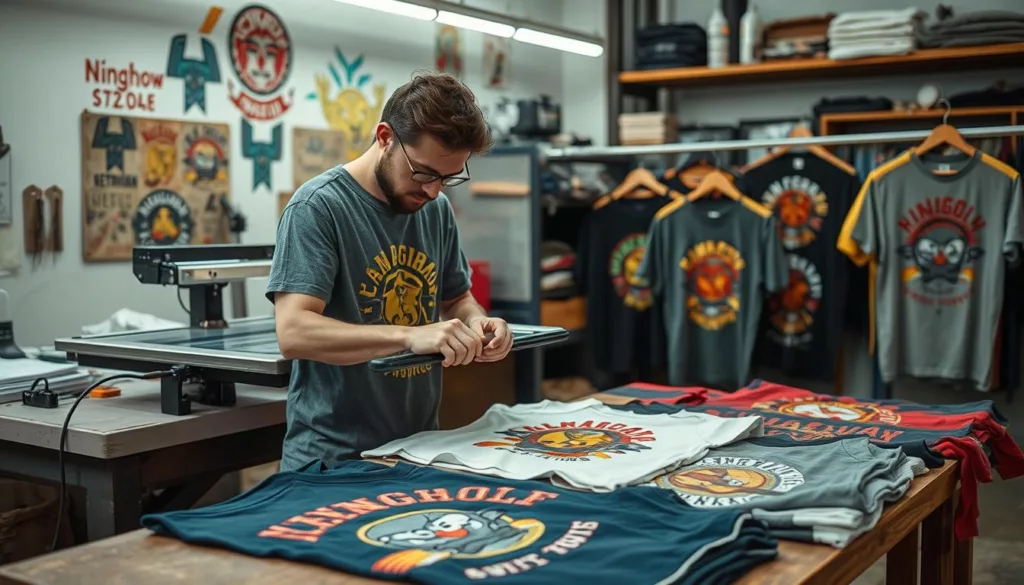 Custom vintage T shirt production Custom vintage T shirt production