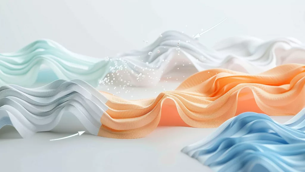 The Ultimate Guide to Choosing Basic T-Shirts: Cotton vs. Nylon T-Shirts 1 Moisture Wicking vs. Absorbency Graphic d 1