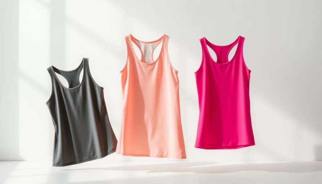 Moisture-wicking tanks Moisture-wicking tanks