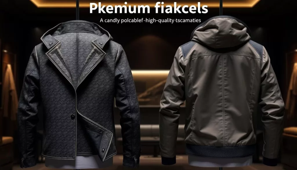Premium fabric jackets Premium fabric jackets