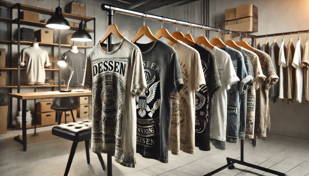 How to Make a T-Shirt Look Vintage: DIY Techniques and Professional Tips 4 Professional Vintage Finishing Examples