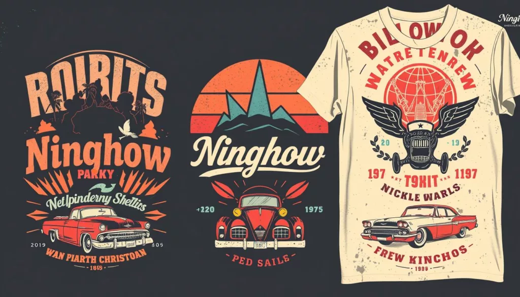 Retro t-shirt designs Retro t-shirt designs