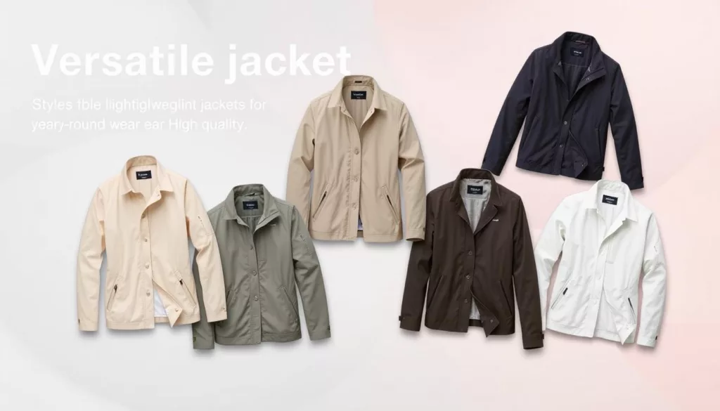 Versatile jacket styles Versatile jacket styles
