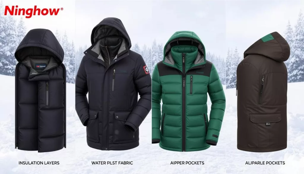 Winter jacket features Winter jacket features