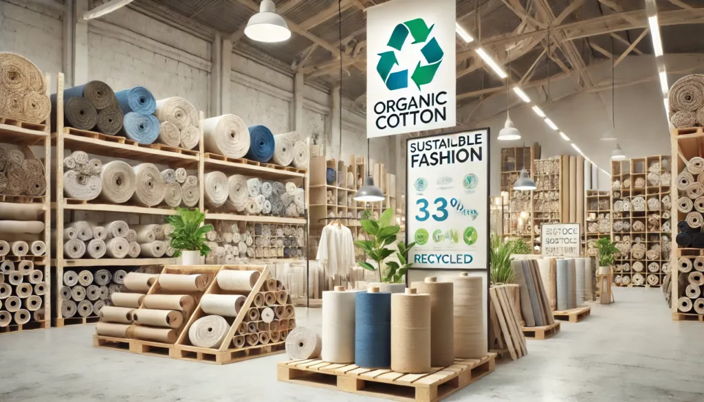 What Clothing Manufacturers Are Located Within the US? 2 Eco-friendly materials like organic cotton and recycled fabrics.