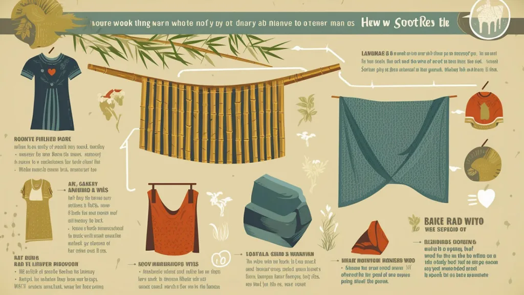 Bamboo Fabric: The Sustainable and Versatile Textile 4 Bamboo Fabric Care Maintenance Guide d
