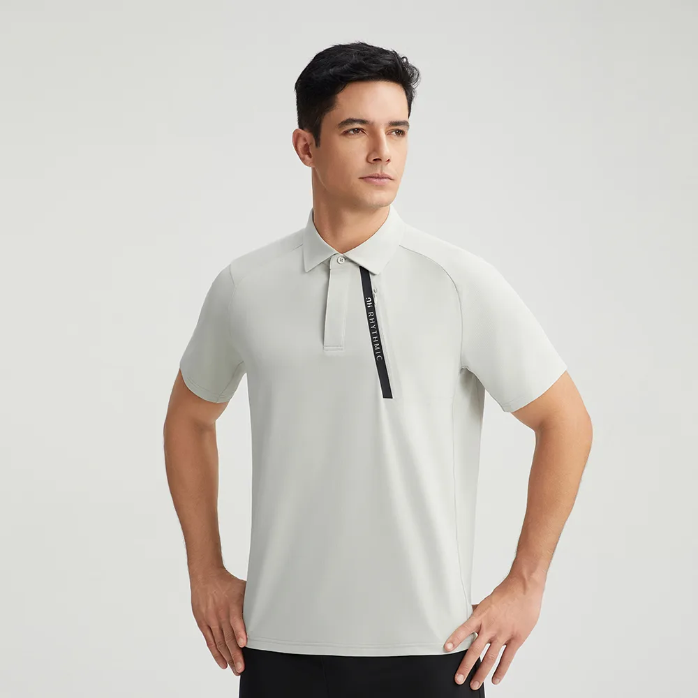 Golf POLO Shirt with Left Chest Zipper Pocket Function: A Stylish and Functional Choice 1 Wholesale Custom Polo Shirt 5