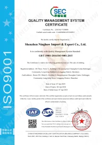 ISO9001 - A