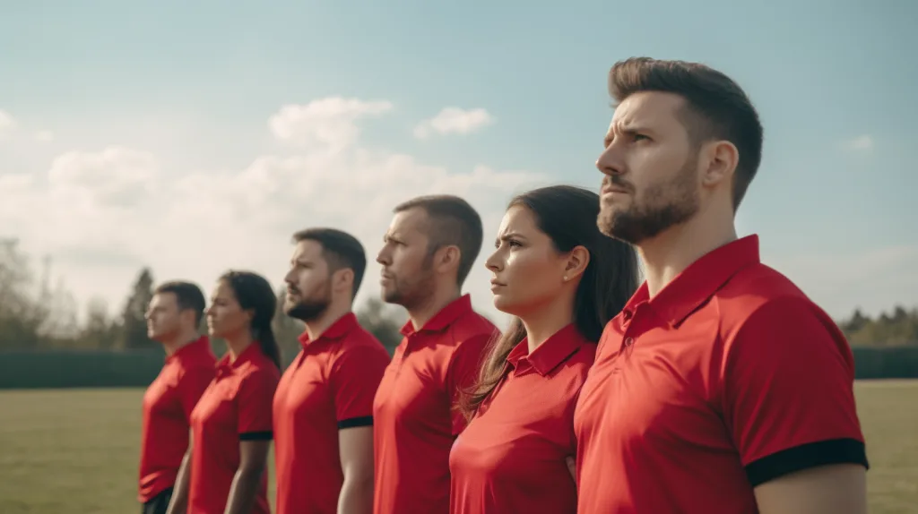 Why Custom Polo Shirts Are a Smart Investment for Sports Teams 1 Team Wearing Matching Polo Shirts