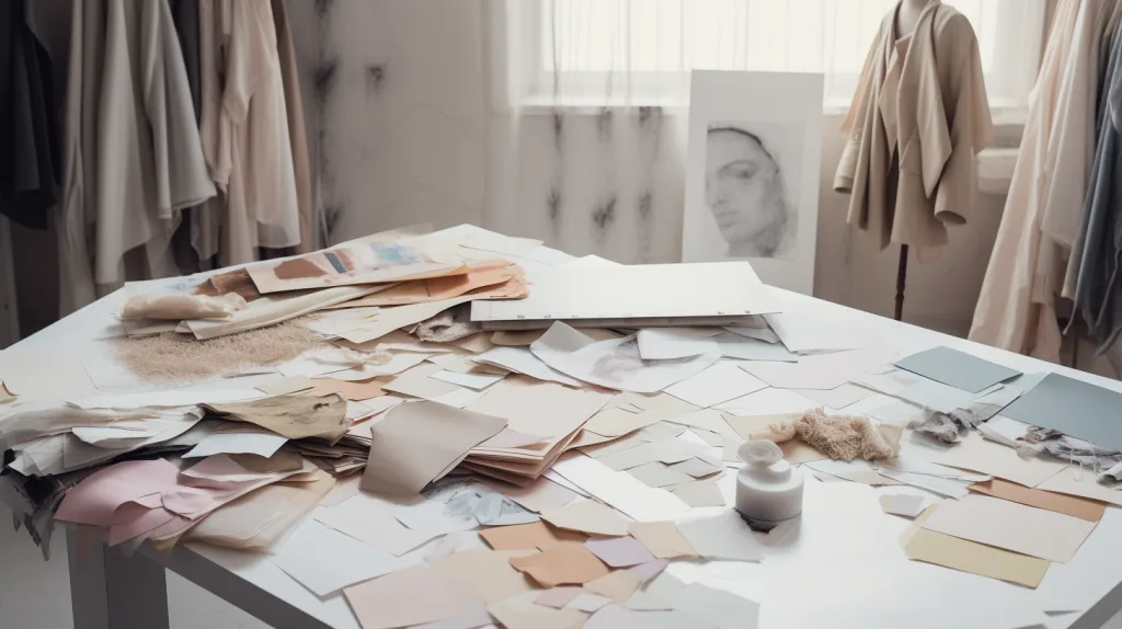 Home-Based Clothing Brand: Setup, Logistics & Tools 3 Minimalist home office designed for clothing design and packaging