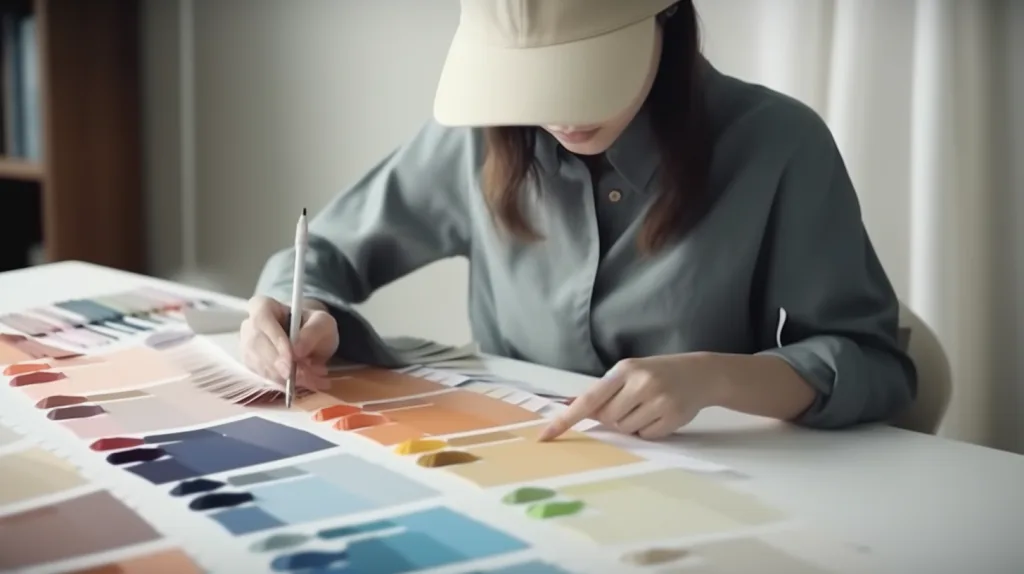 How to Manufacture a Hoodie: Full Customization Process Explained 1 Designer sketching custom hoodie with color swatches