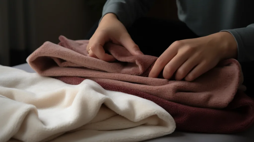 How to Manufacture a Hoodie: Full Customization Process Explained 2 Hands feeling different hoodie fabric types