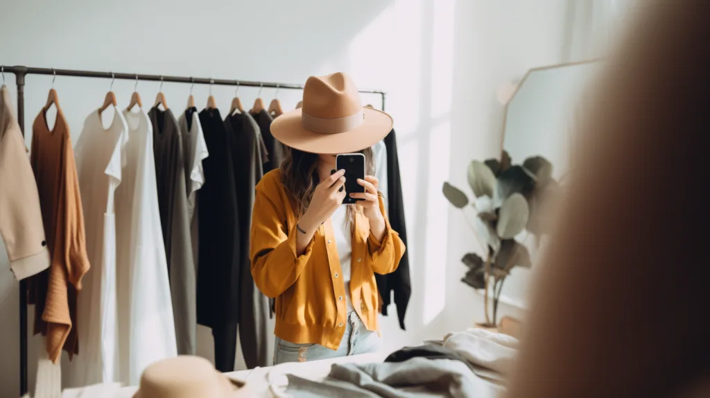 How to Start a Small Clothing Business from Home Without Money 3 Home-based fashion brand promoting products on Instagram